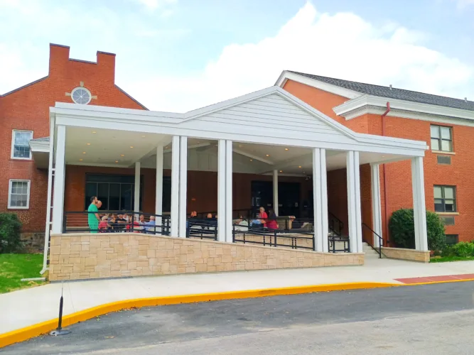 Presbyterian Village celebrates completion of gateway